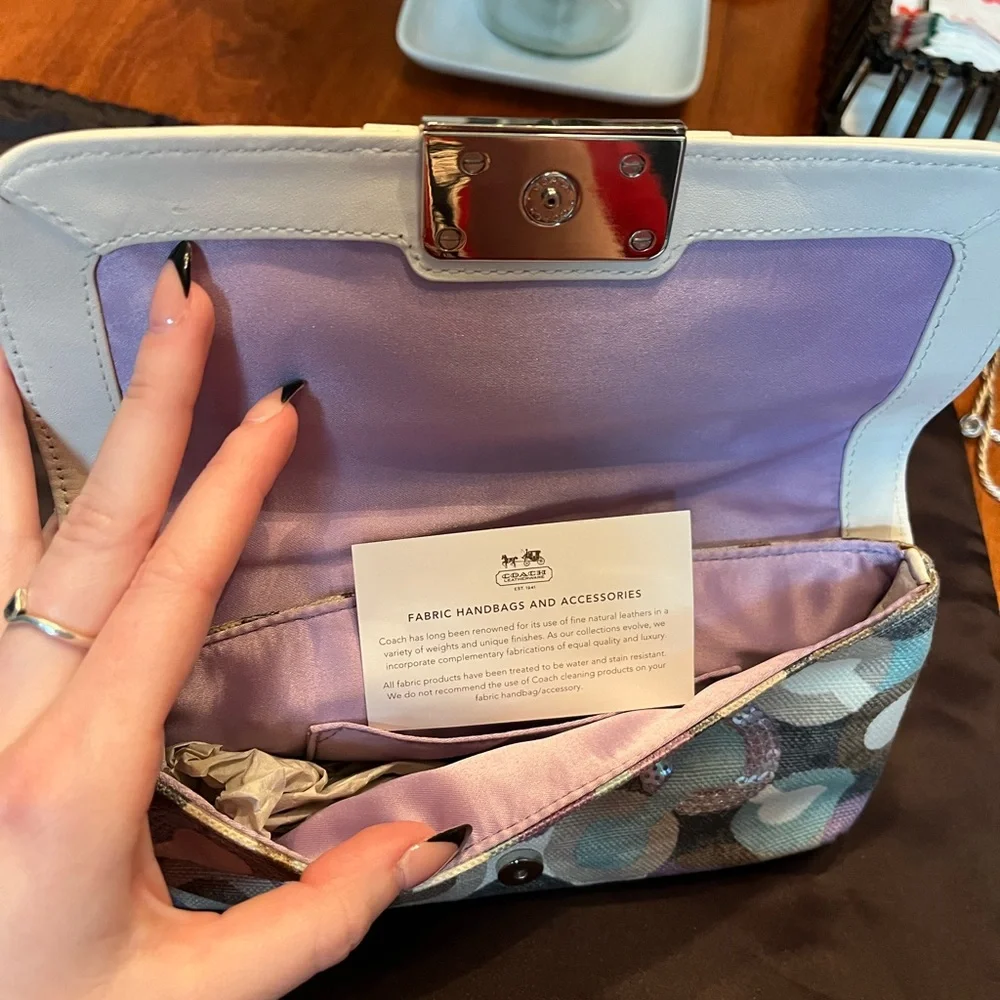 Coach Multicolor Wristlet Clutch - Picture 4 of 7